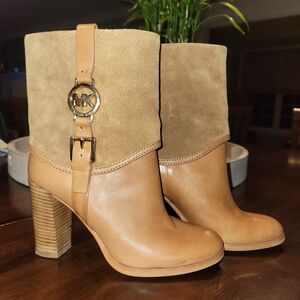 MICHAEL Michael Kors Camel Heeled Boots